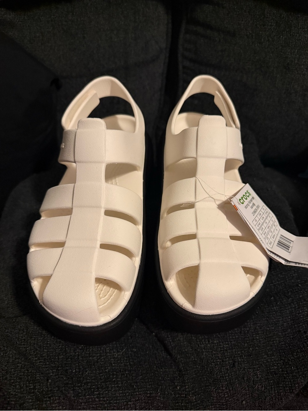 CROCS Strappy Platform Fisherman Sandals
